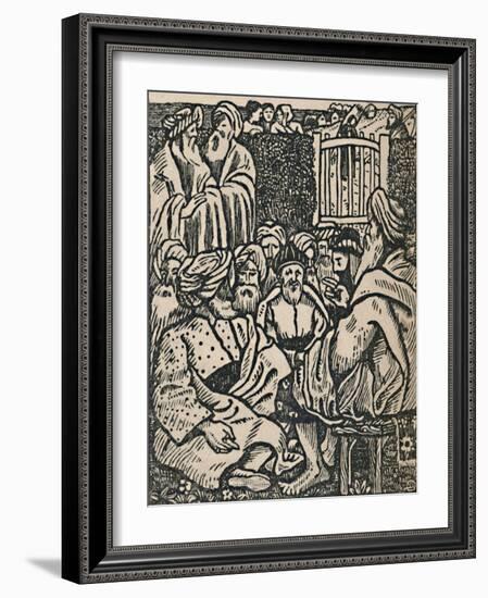 'The Meeting of the Elders', 1919-Lucien Pissarro-Framed Giclee Print