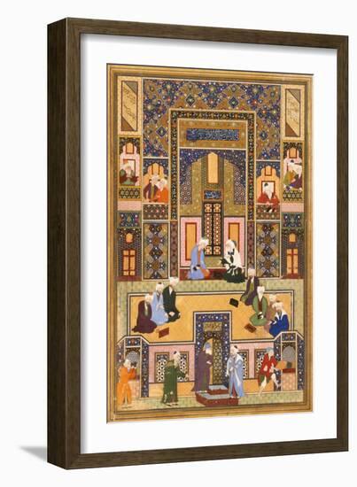 The Meeting of the Theologians, 1537-1550-Abd Allah Musawwir-Framed Giclee Print