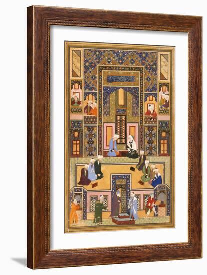 The Meeting of the Theologians, 1537-1550-Abd Allah Musawwir-Framed Giclee Print