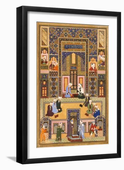 The Meeting of the Theologians, 1537-1550-Abd Allah Musawwir-Framed Giclee Print