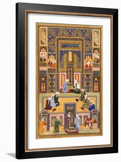 The Meeting of the Theologians, 1537-1550-Abd Allah Musawwir-Framed Giclee Print