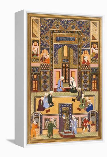 The Meeting of the Theologians, 1537-1550-Abd Allah Musawwir-Framed Premier Image Canvas