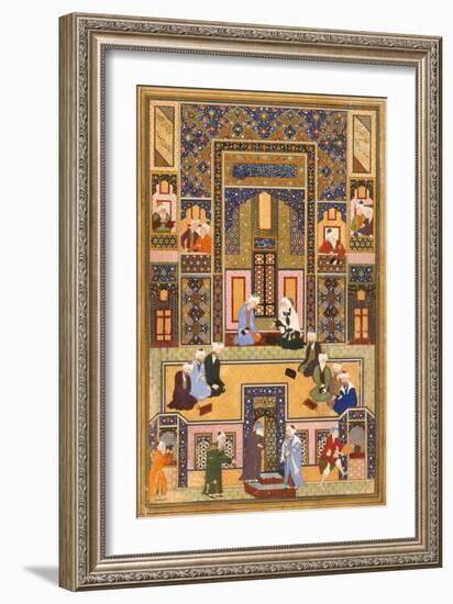 The Meeting of the Theologians-Abd Allah Musawwir-Framed Giclee Print