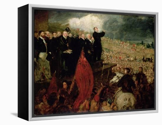 The Meeting of the Unions on Newhall Hill, Birmingham, 16Th May 1832 (Oil on Canvas)-Benjamin Robert Haydon-Framed Premier Image Canvas