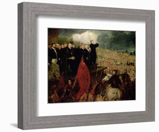 The Meeting of the Unions on Newhall Hill, Birmingham, 16Th May 1832 (Oil on Canvas)-Benjamin Robert Haydon-Framed Giclee Print