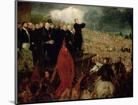 The Meeting of the Unions on Newhall Hill, Birmingham, 16Th May 1832 (Oil on Canvas)-Benjamin Robert Haydon-Mounted Giclee Print