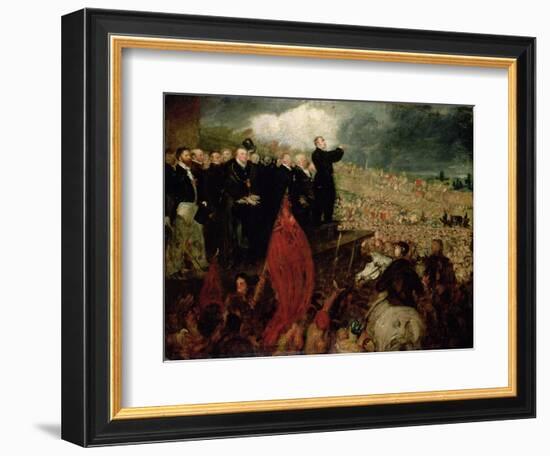 The Meeting of the Unions on Newhall Hill, Birmingham, 16Th May 1832 (Oil on Canvas)-Benjamin Robert Haydon-Framed Giclee Print