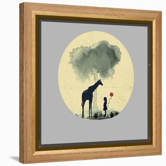 The Meeting with Balloons-Tammy Kushnir-Framed Premier Image Canvas