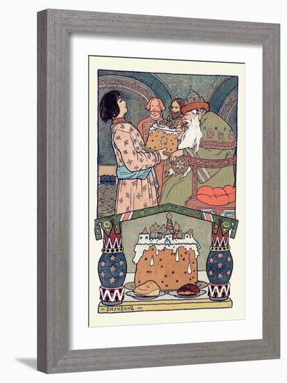 The Meeting-Ivan Bilibin-Framed Art Print