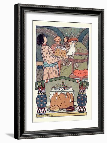 The Meeting-Ivan Bilibin-Framed Art Print