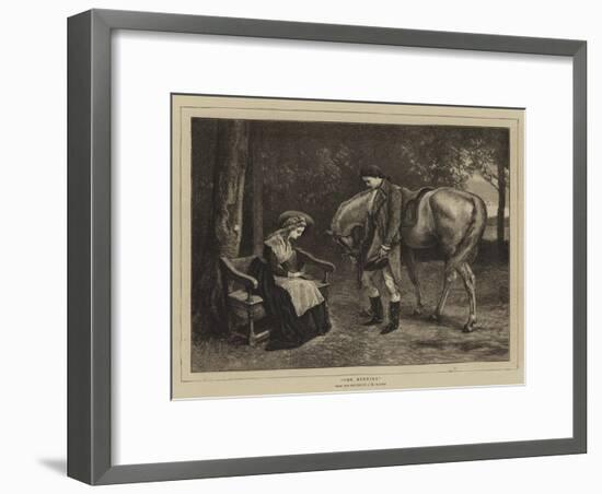 The Meeting-James Dawson Watson-Framed Giclee Print