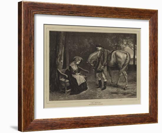 The Meeting-James Dawson Watson-Framed Giclee Print