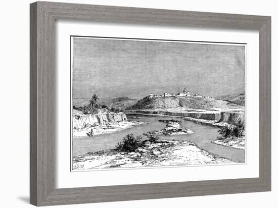 The Mejerda at Slugia, Above Mejez-El-Bad, C1890-Armand Kohl-Framed Giclee Print