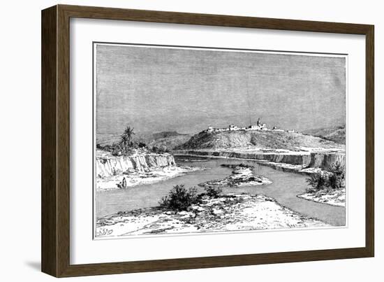 The Mejerda at Slugia, Above Mejez-El-Bad, C1890-Armand Kohl-Framed Giclee Print