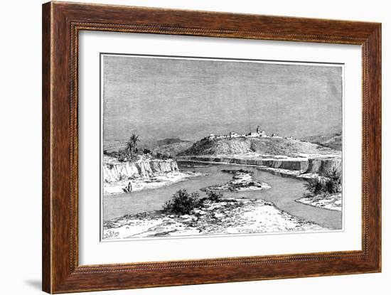 The Mejerda at Slugia, Above Mejez-El-Bad, C1890-Armand Kohl-Framed Giclee Print