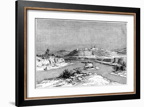 The Mejerda at Slugia, Above Mejez-El-Bad, C1890-Armand Kohl-Framed Giclee Print