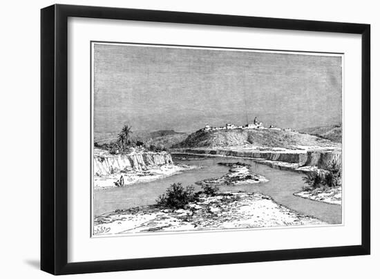 The Mejerda at Slugia, Above Mejez-El-Bad, C1890-Armand Kohl-Framed Giclee Print