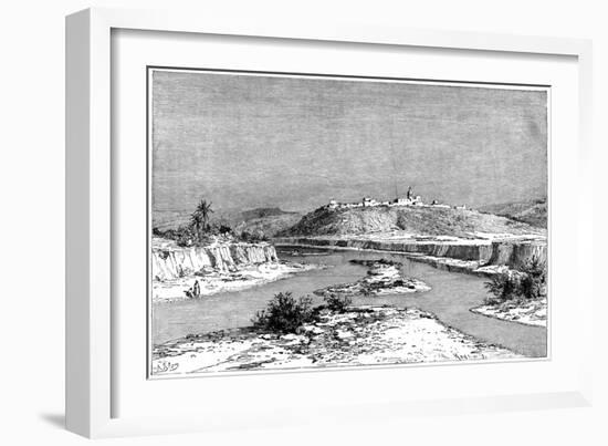 The Mejerda at Slugia, Above Mejez-El-Bad, C1890-Armand Kohl-Framed Giclee Print