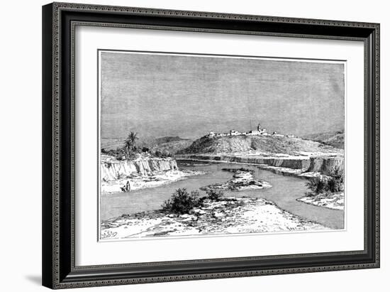 The Mejerda at Slugia, Above Mejez-El-Bad, C1890-Armand Kohl-Framed Giclee Print