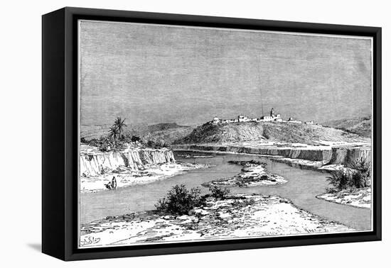 The Mejerda at Slugia, Above Mejez-El-Bad, C1890-Armand Kohl-Framed Premier Image Canvas