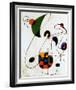 The Melancholic Singer-Joan Miro-Framed Art Print