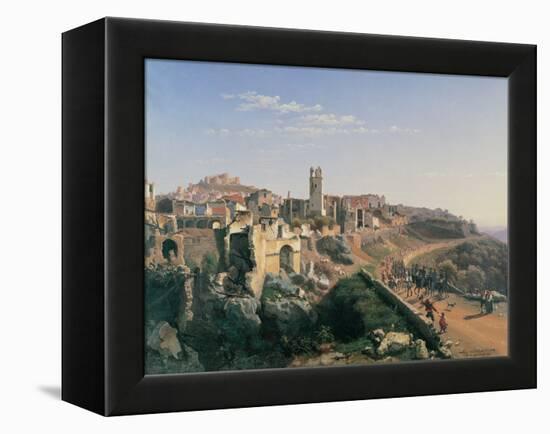 The Melfi Earthquake-Ippolito Caffi-Framed Premier Image Canvas