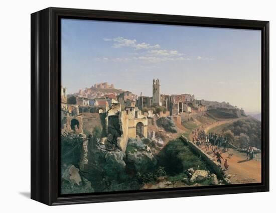 The Melfi Earthquake-Ippolito Caffi-Framed Premier Image Canvas