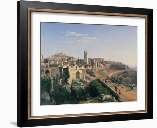 The Melfi Earthquake-Ippolito Caffi-Framed Giclee Print