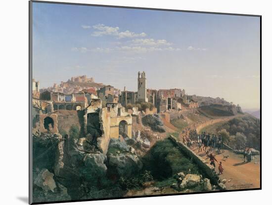 The Melfi Earthquake-Ippolito Caffi-Mounted Giclee Print