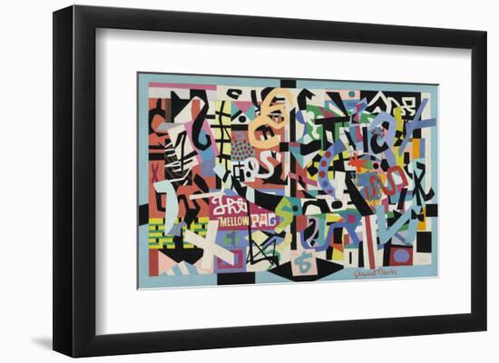 The Mellow Pad, 1945-1951-Stuart Davis-Framed Art Print