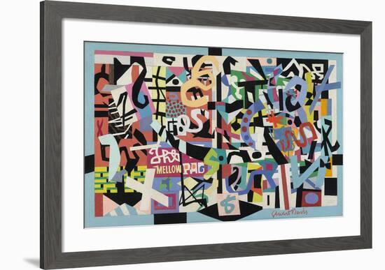 The Mellow Pad, 1945-1951-Stuart Davis-Framed Art Print