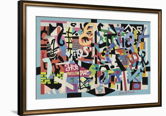 The Mellow Pad, 1945-1951-Stuart Davis-Framed Art Print