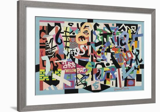 The Mellow Pad, 1945-1951-Stuart Davis-Framed Art Print