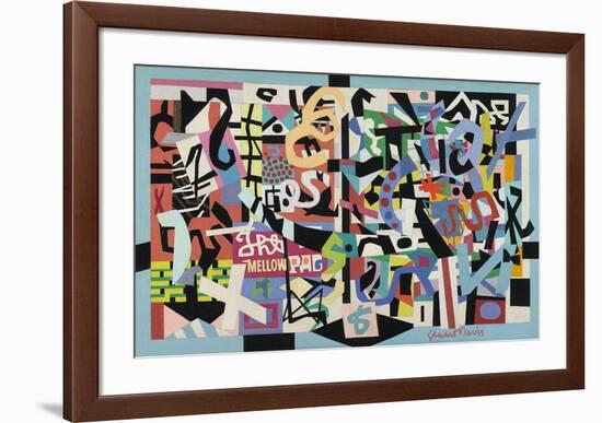 The Mellow Pad, 1945-1951-Stuart Davis-Framed Art Print