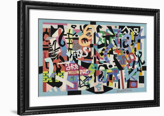 The Mellow Pad, 1945-1951-Stuart Davis-Framed Art Print