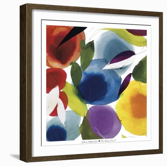 The Melody of Color I-Lola Abellan-Framed Art Print