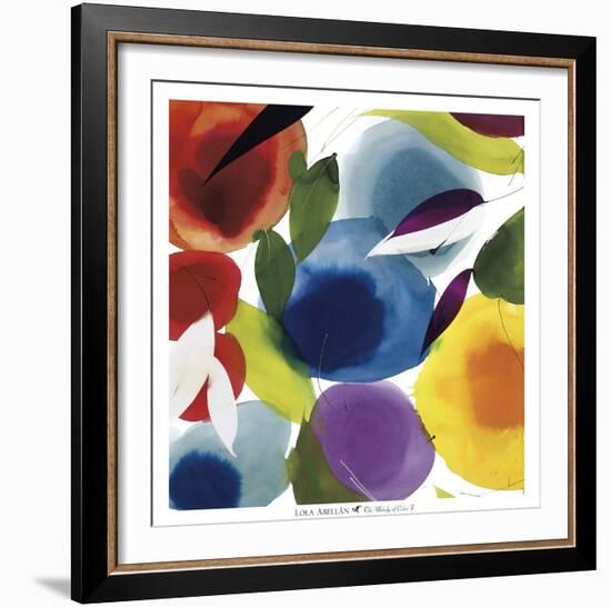 The Melody of Color I-Lola Abellan-Framed Art Print