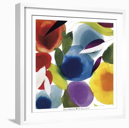 The Melody of Color I-Lola Abellan-Framed Art Print