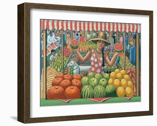 The Melon Seller, 2015-PJ Crook-Framed Giclee Print