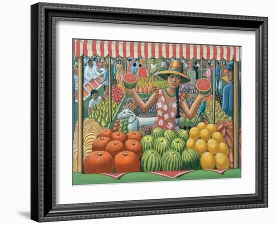 The Melon Seller, 2015-PJ Crook-Framed Giclee Print