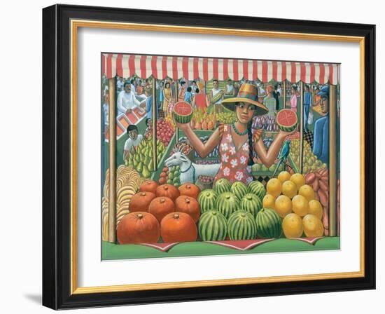 The Melon Seller, 2015-PJ Crook-Framed Giclee Print