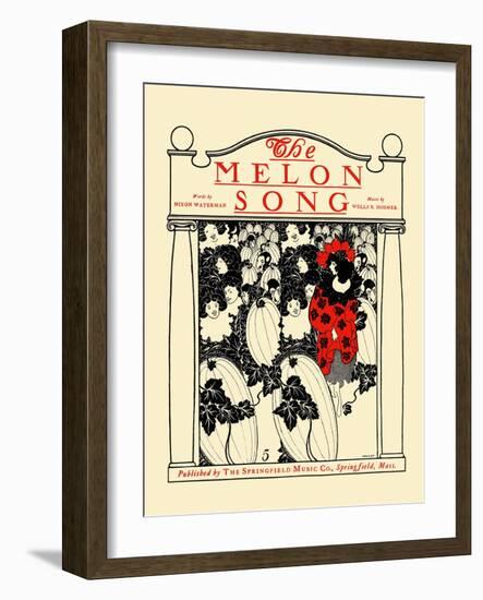 The Melon Song-Will Bradley-Framed Art Print