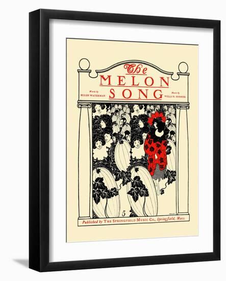 The Melon Song-Will Bradley-Framed Art Print