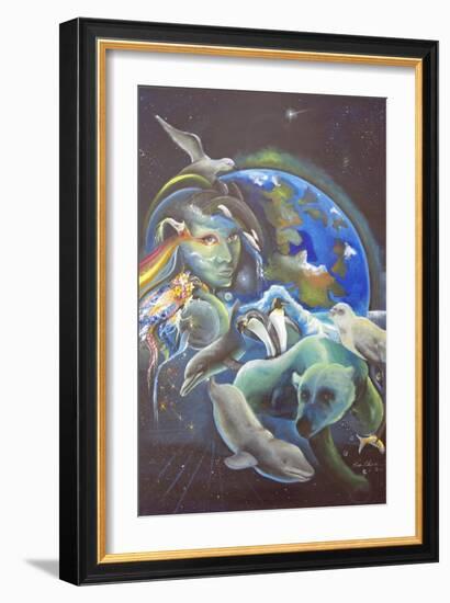 The Melting Earth-Sue Clyne-Framed Giclee Print