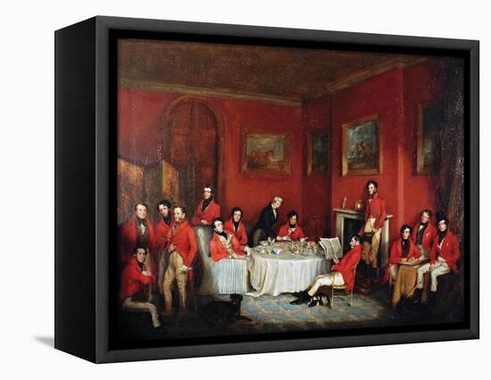 The Melton Hunt Breakfast-Sir Francis Grant-Framed Premier Image Canvas