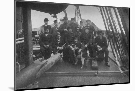 'The Members of the Expedition, after their Return to Christiania', c1893-1896, (1897)-Unknown-Mounted Photographic Print