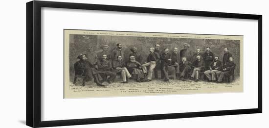 The Members of the Indian Education Commission-null-Framed Giclee Print