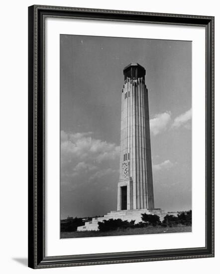 The Memorial Lighthouse Located at Livingstone Channel in the Detroit River-Carl Mydans-Framed Premium Photographic Print