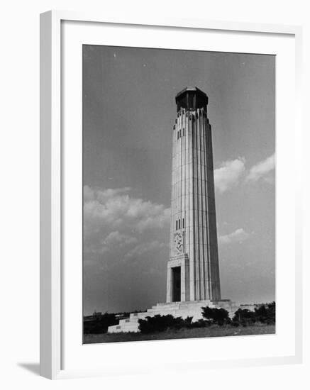 The Memorial Lighthouse Located at Livingstone Channel in the Detroit River-Carl Mydans-Framed Premium Photographic Print