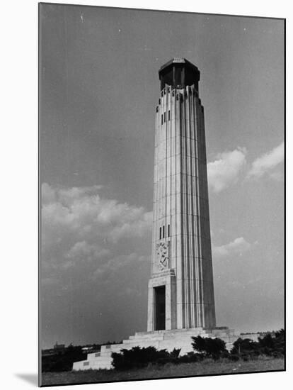 The Memorial Lighthouse Located at Livingstone Channel in the Detroit River-Carl Mydans-Mounted Premium Photographic Print